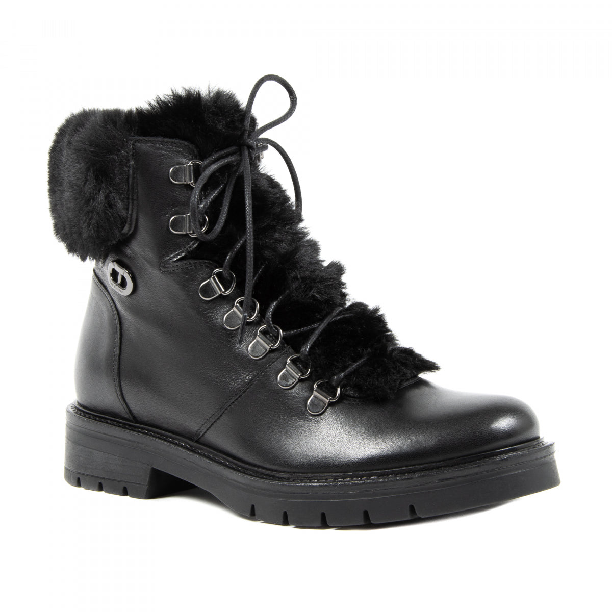 Stivaletto Boston in pelliccia