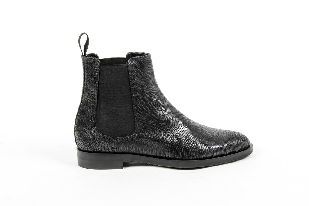 V 1969 Italia Womens Ankle Boot B1578 TEUS NERO