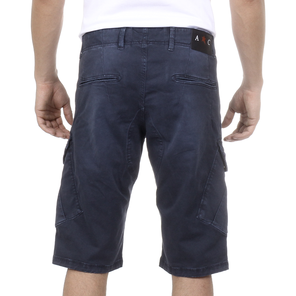 Pantaloncini da uomo Andrew Charles blu JAKO