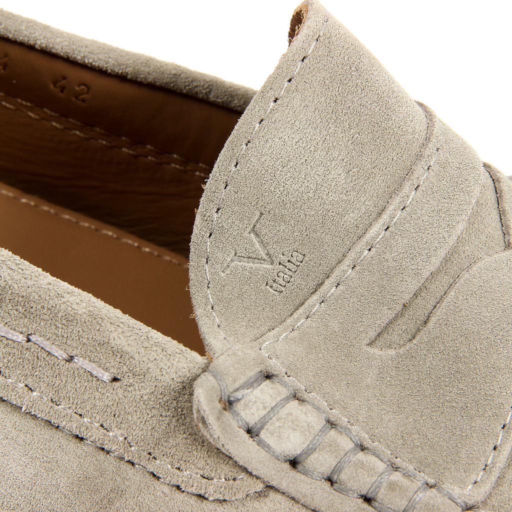 V 1969 Italia Mocassini da uomo Beige STEWART