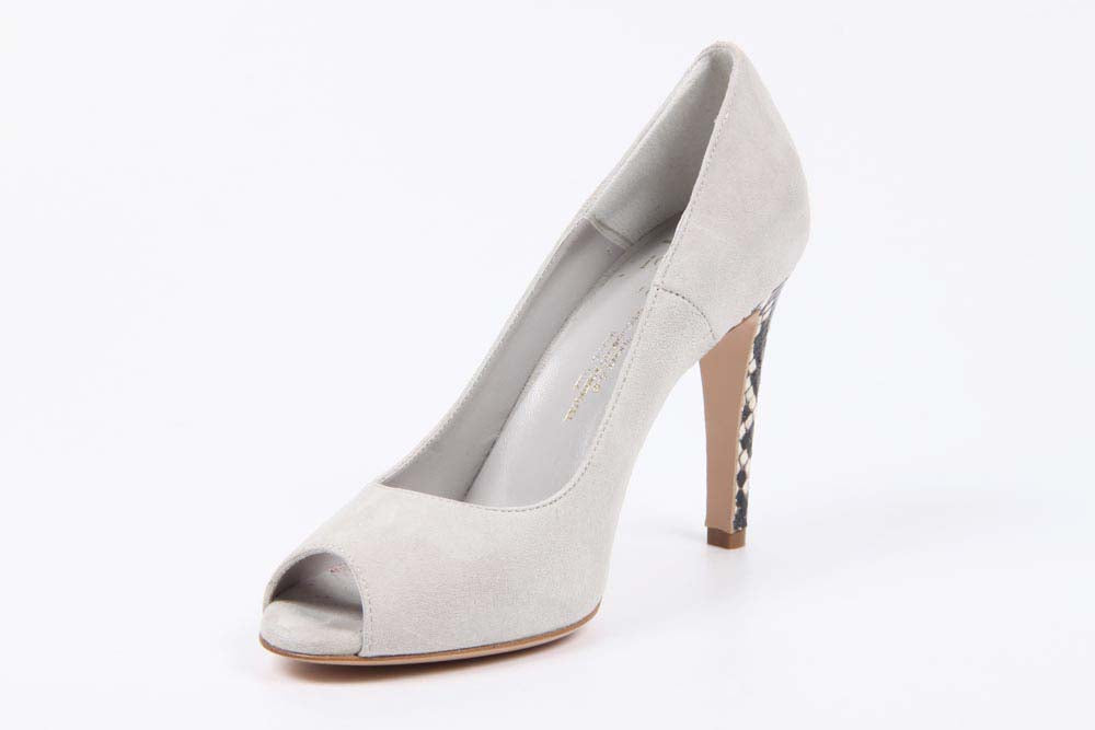 V 1969 Italia Womens Pump Open Toe 5606-VAL95 PE CA15ICE CAMOSCIO ICE