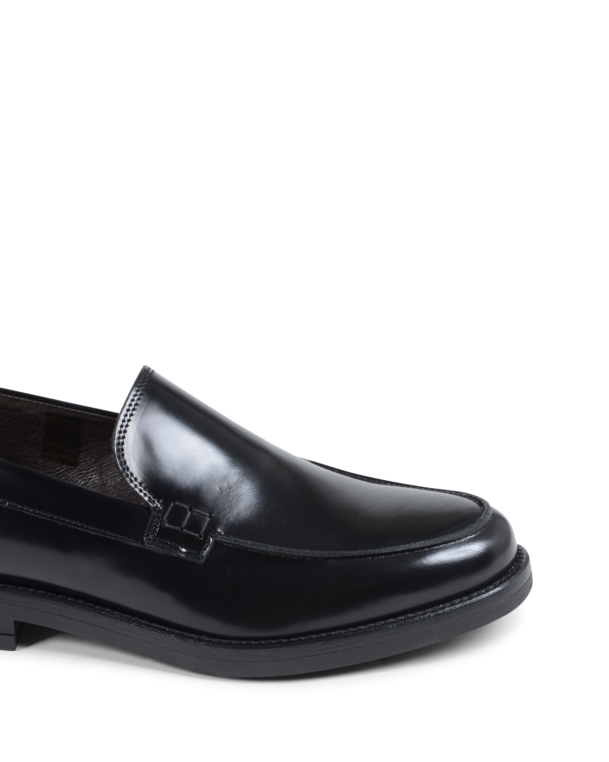19V69 Italia Mens Loafer Black 002 C ABRASIVATO NERO