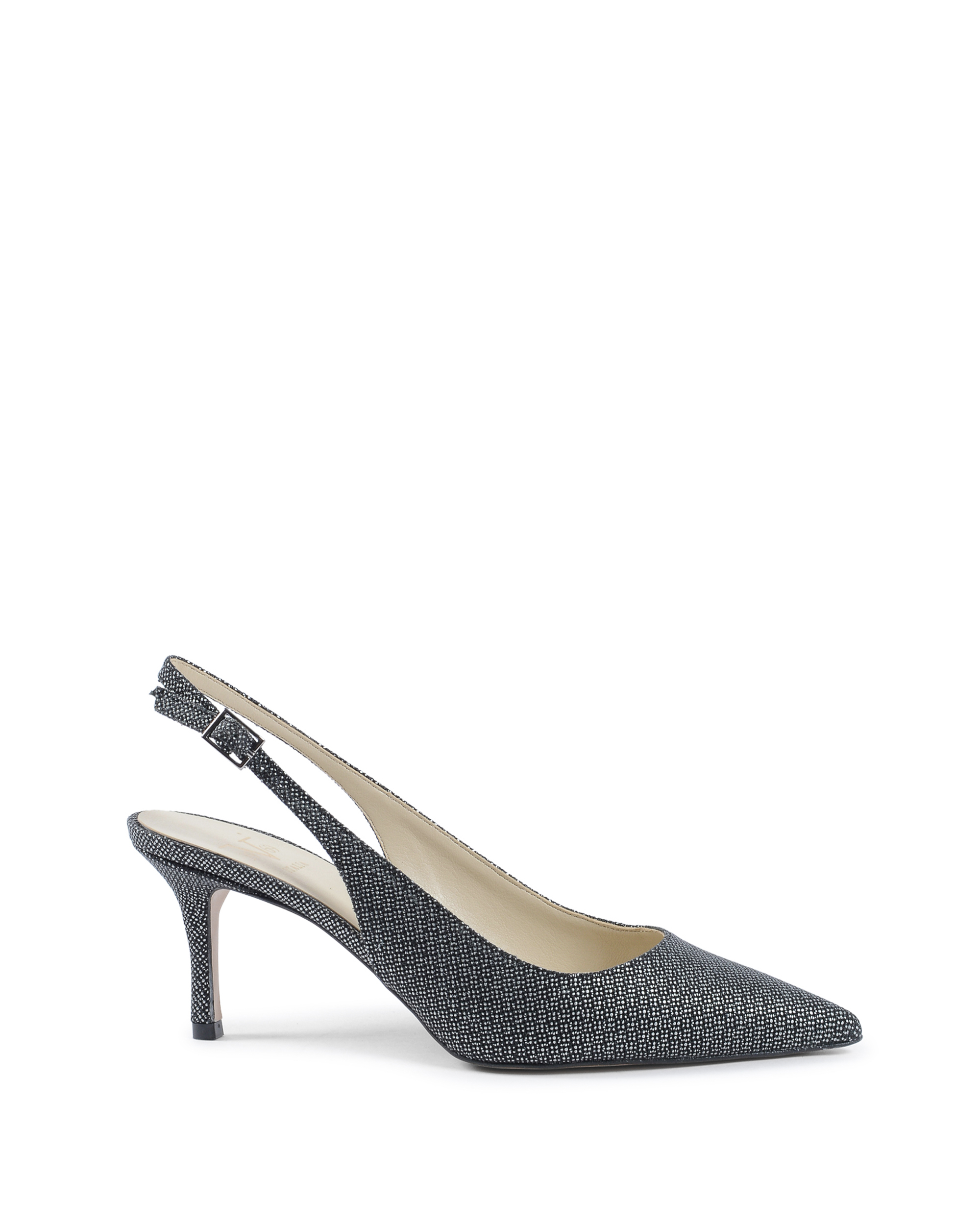 19V69 Italia Womens Slingback Pump Nero PALOMA65 CORINNE CALF NERO
