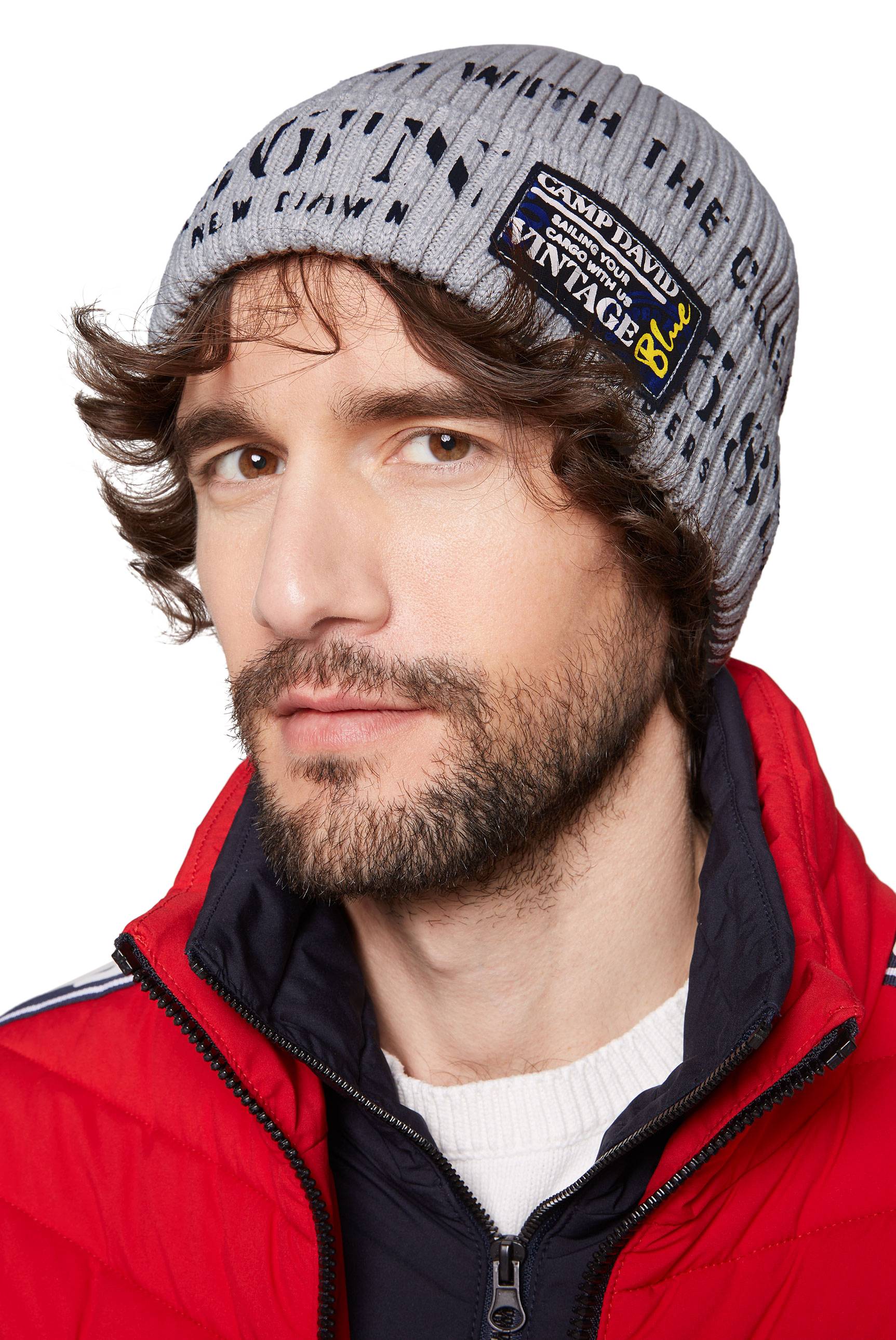 Berretto in maglia da uomo Camp David
