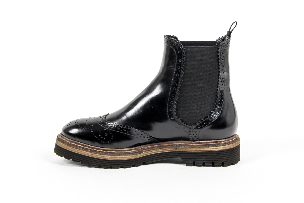 V 1969 Italia Stivaletto Donna Nero FAIRY