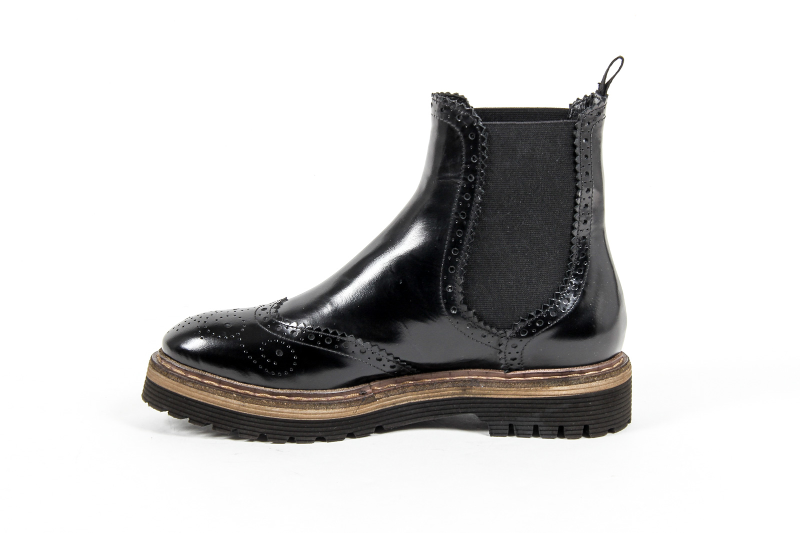 V 1969 Italia Stivaletto Donna Nero FAIRY