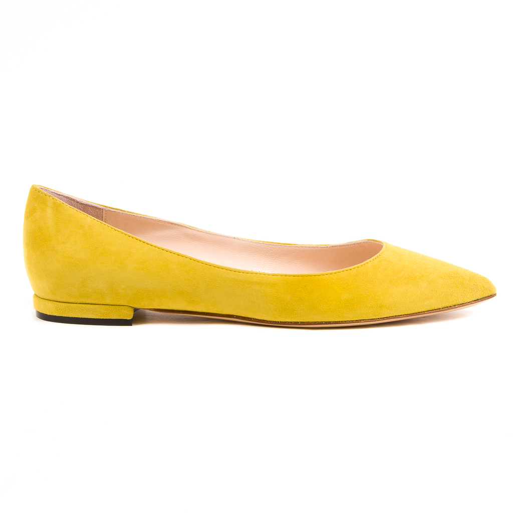 V 1969 Italia Womens Ballerina Yellow JAZZY