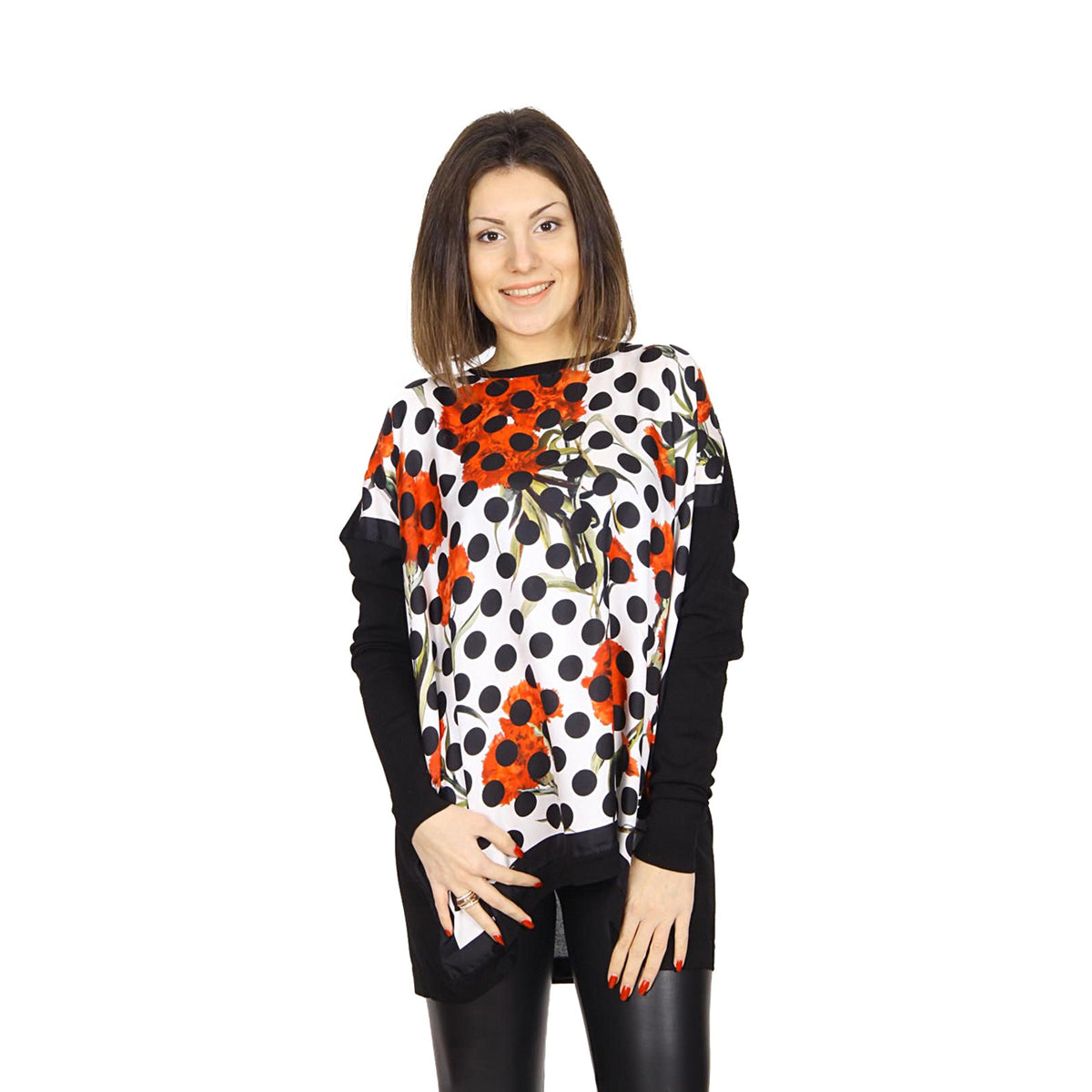Dolce & Gabbana top da donna a maniche lunghe FL095K F58BV S9139
