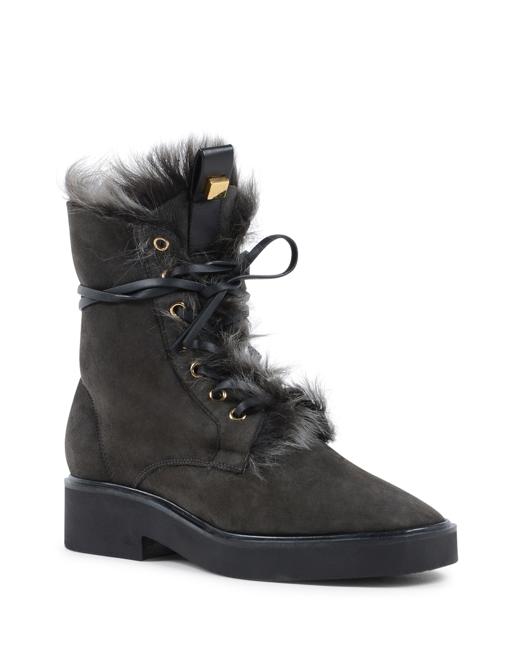 Stuart Weitzman Stivaletto corto da donna grigio scuro JISSIKA