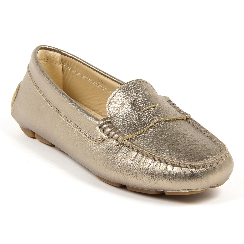 V 1969 Italia Mocassino da donna oro AMALFI