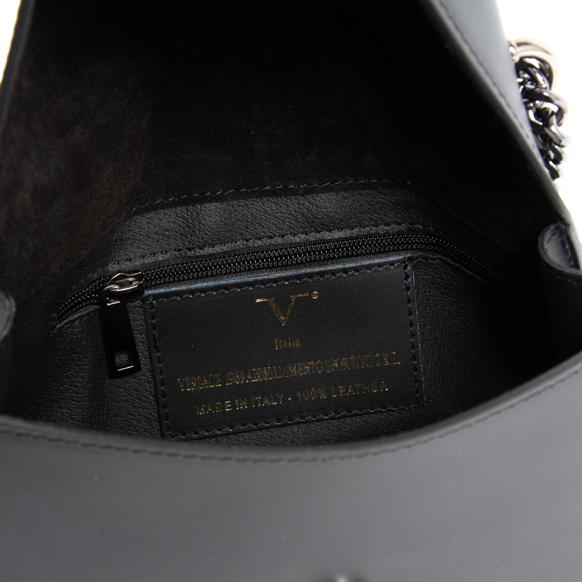 V 1969 Italia Borsa da donna nera DIADEMA