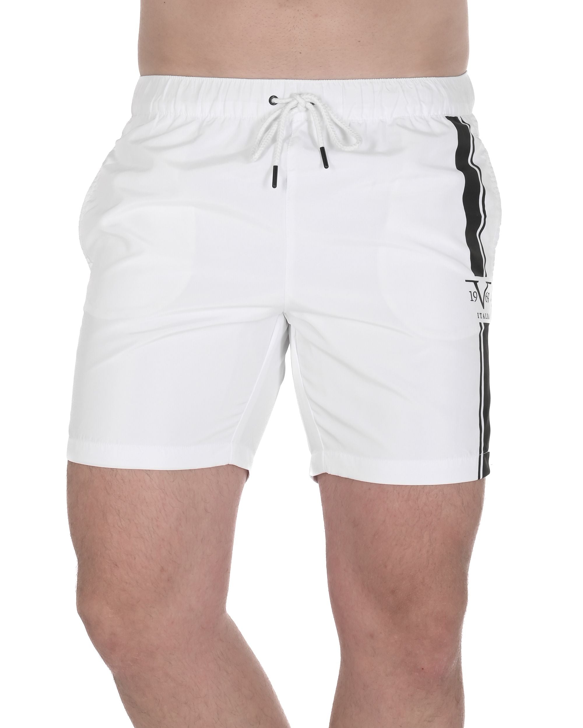 19V69 Italia Costume da bagno da uomo VSC1MBM02 BIANCO