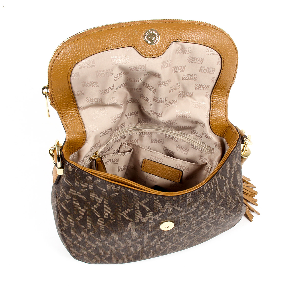 Borsa a mano da donna Michael Kors BEDFORD 35T7GBFL2B BRN ACORN