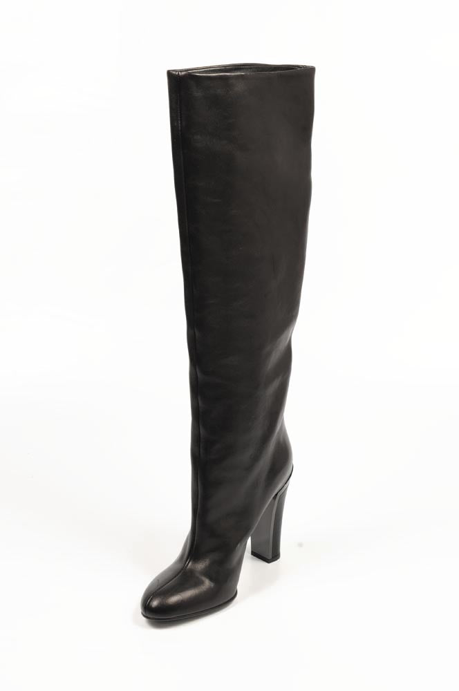 Stivale alto da donna Sebastian Milano S4588 VACCHETTA NAPPA NERO