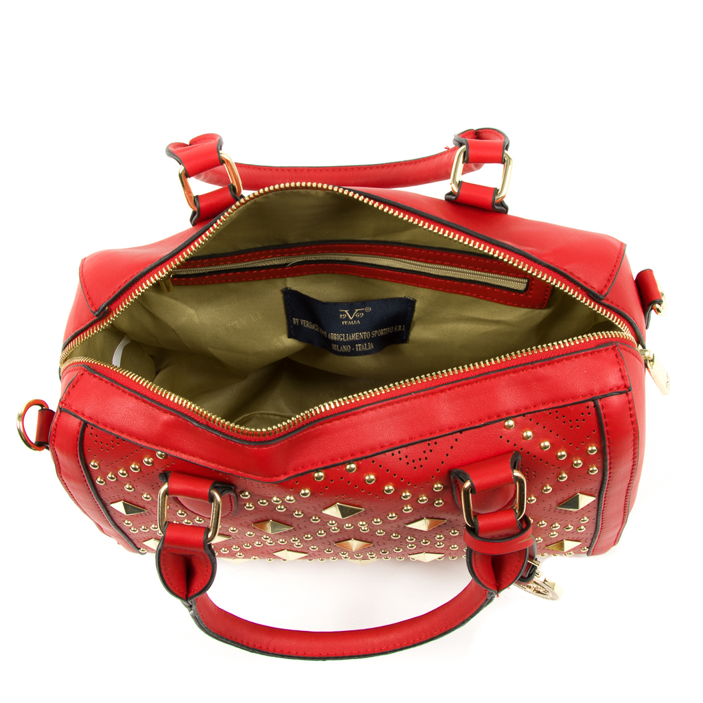 V 1969 Italia Borsa da donna rossa CLAIRE