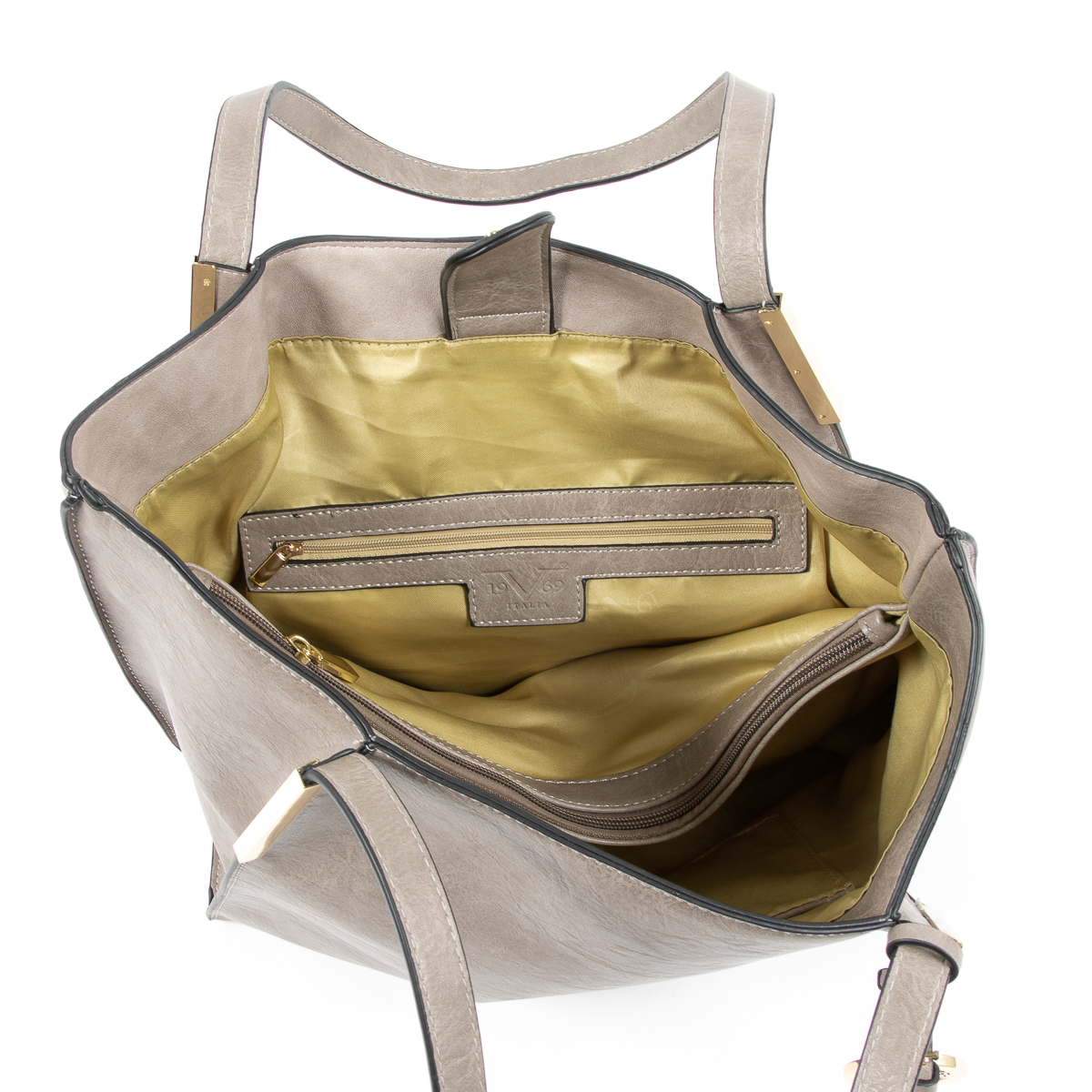 V 1969 Italia Borsa da donna grigia REBECCA
