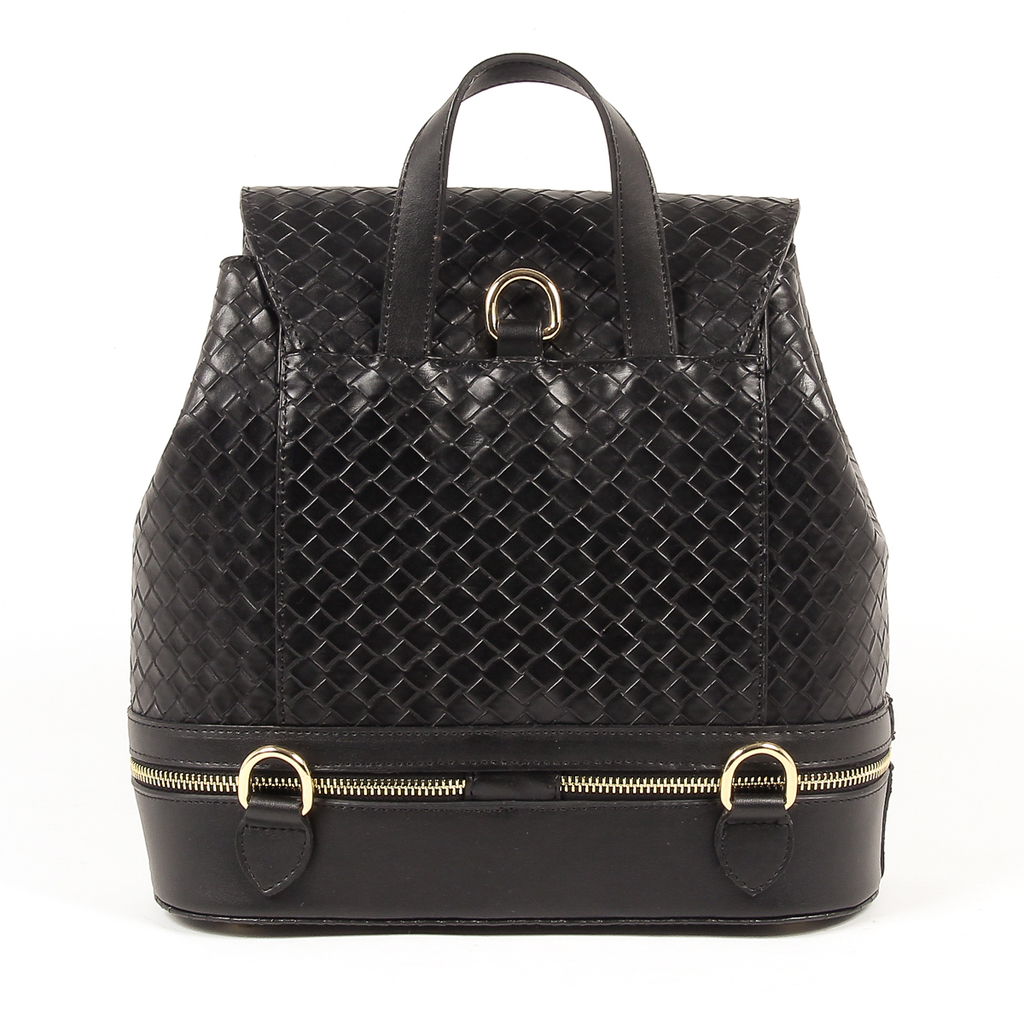 V 1969 Italia Zaino da donna nero STEFY