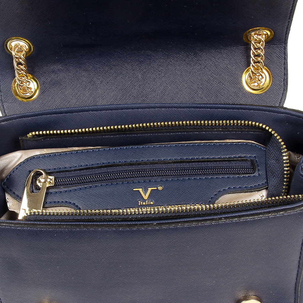 V 1969 Italia Borsa da donna blu scuro PRISCILLA