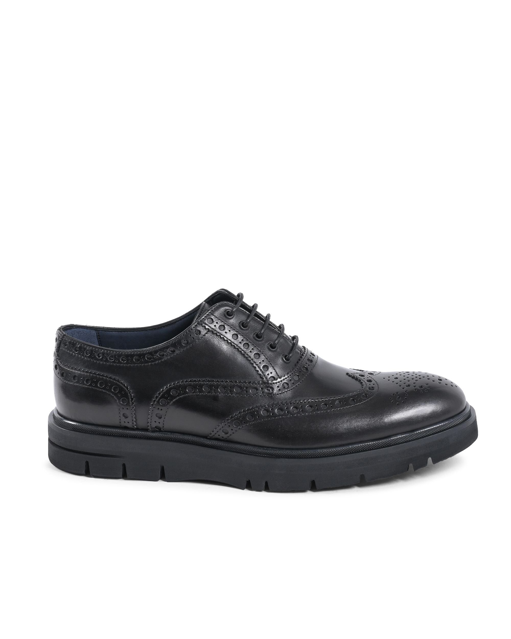 Scarpe brogue da uomo Dee Ocleppo EB129 VITELLO NERO