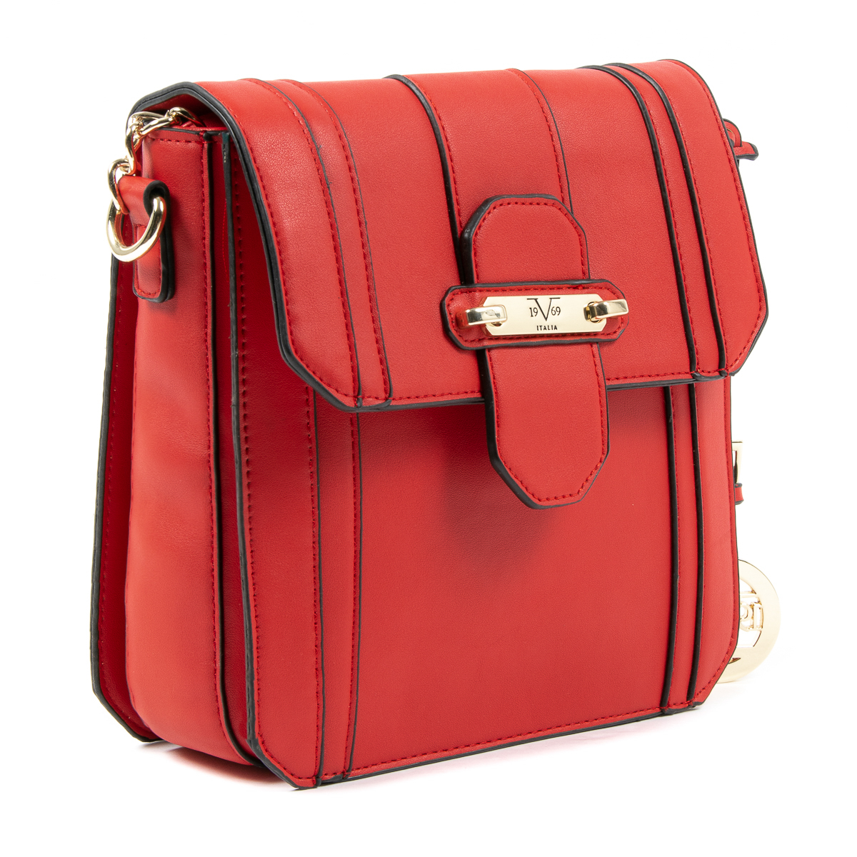 V 1969 Italia Borsa da donna rossa LINDA