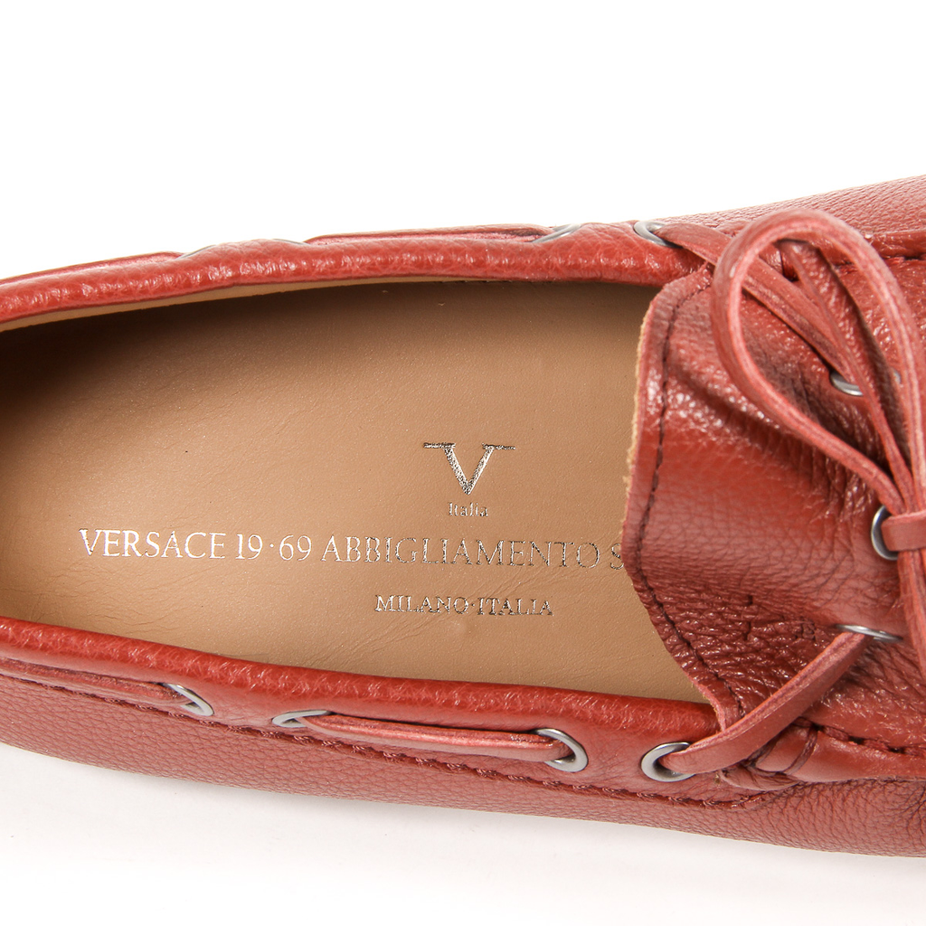 V 1969 Italia Mocassini da uomo rosso scuro ADAM