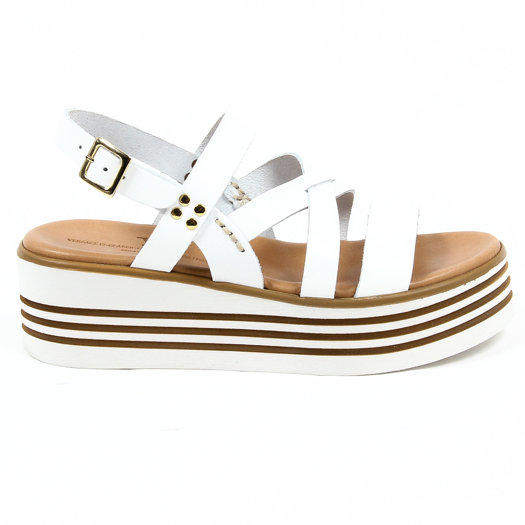 Sandalo flatform da donna V 1969 Italia