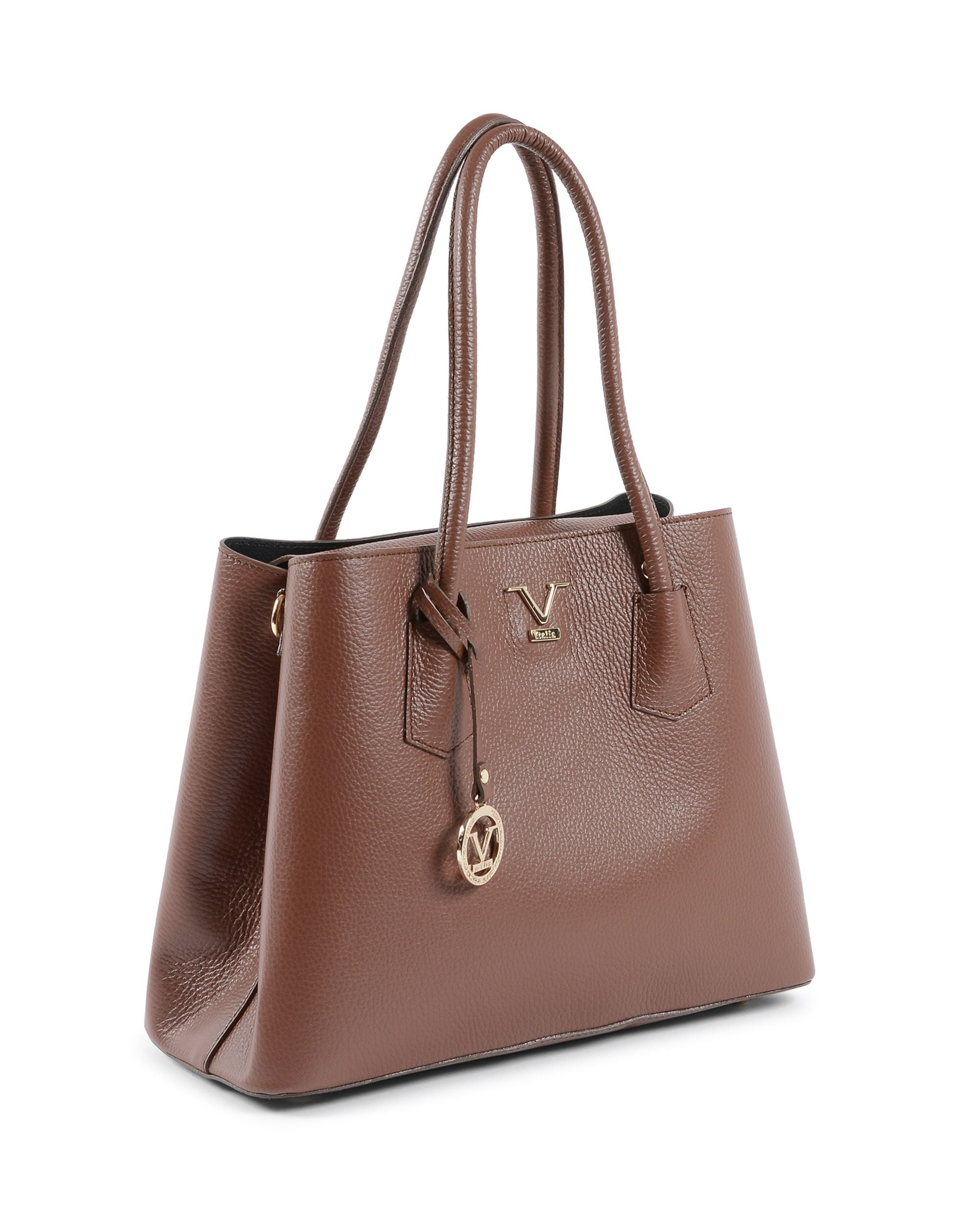 Borsa Donna V Italia Marrone Scuro 10510 V2 DOLLARO BRUCIATO