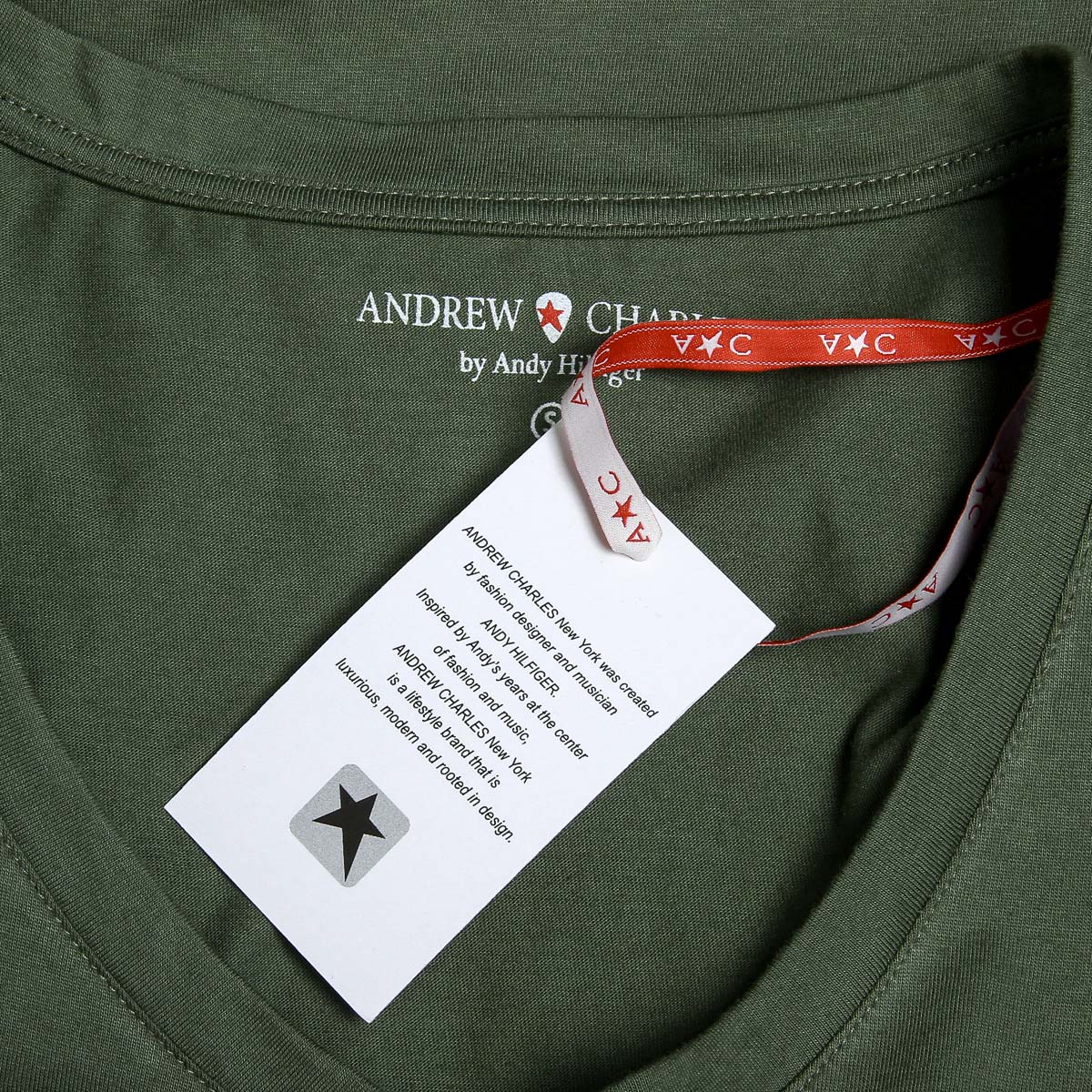 Andrew Charles T-shirt da donna a maniche corte con scollo a V verde TAPIWA