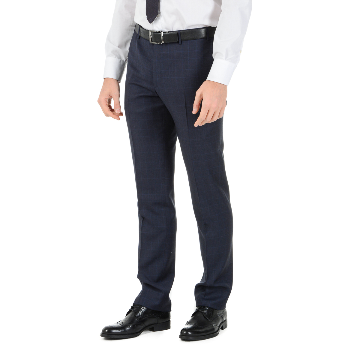 Abito da uomo Corneliani maniche lunghe blu scuro Super 110's