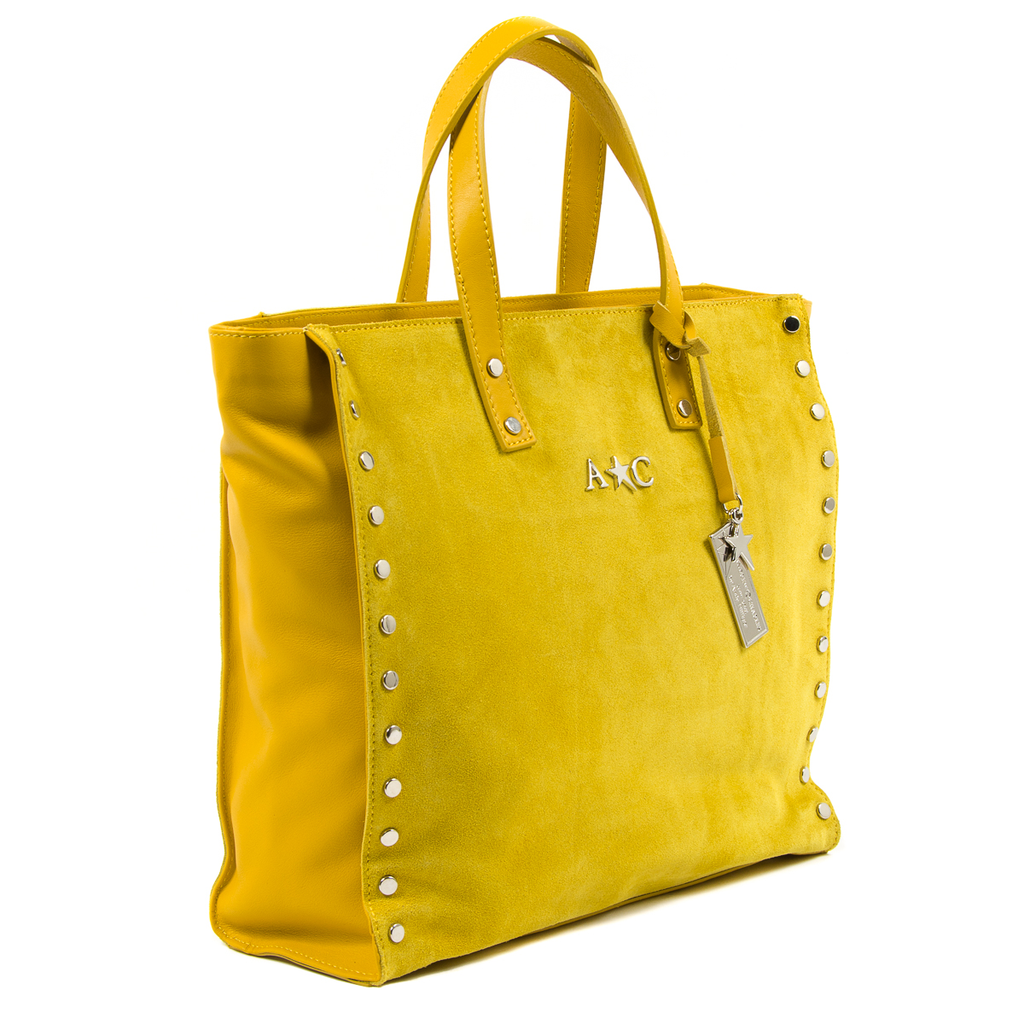 Borsa a mano da donna Andrew Charles gialla JENNER