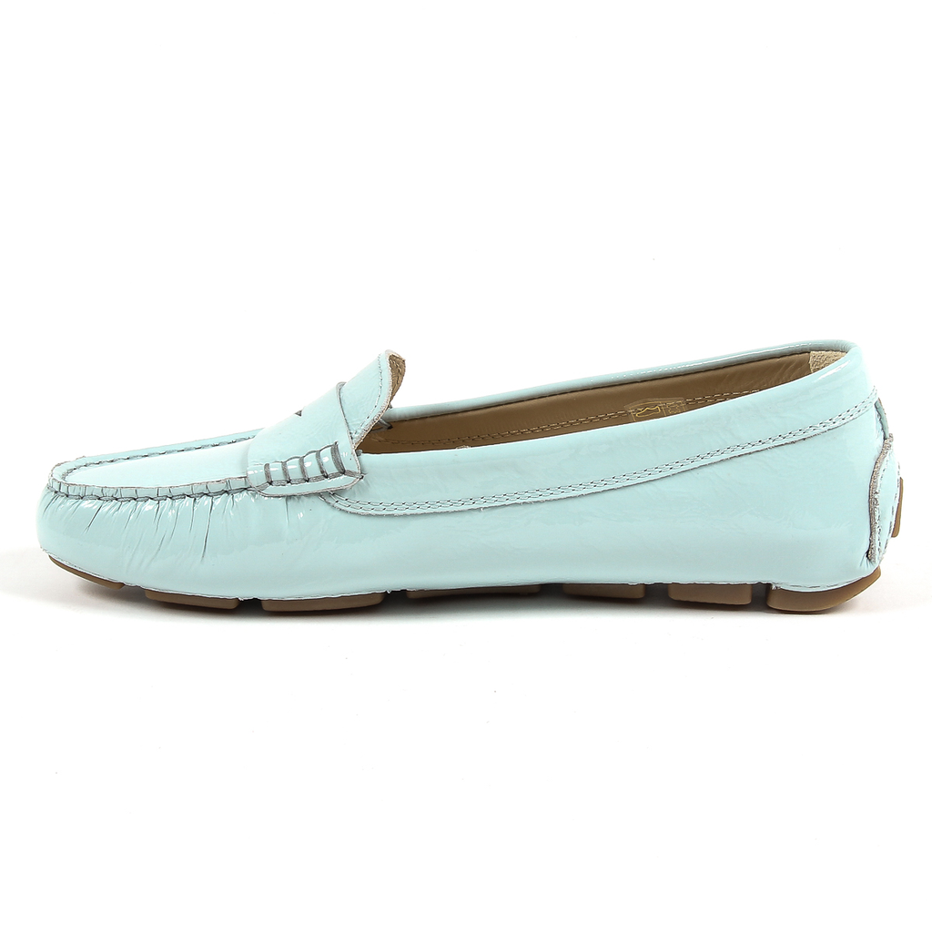 V 1969 Italia Mocassino da donna azzurro AMALFI