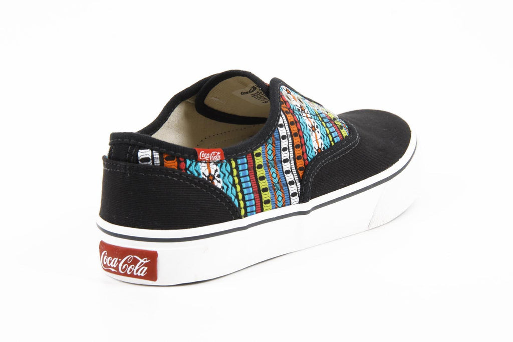 Sneakers da donna Coca Cola CCA0713 KICK ETNIC NERO