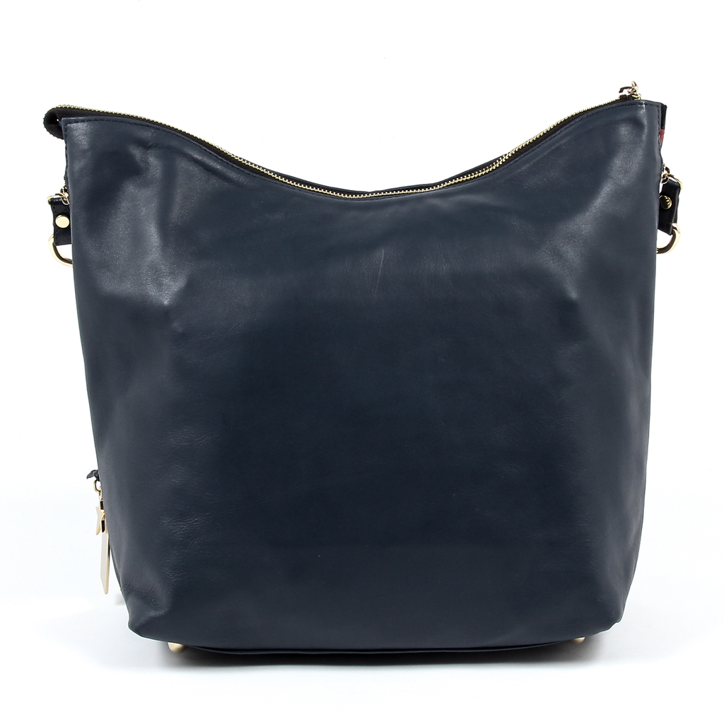 Borsa a mano da donna Andrew Charles blu scuro TESS