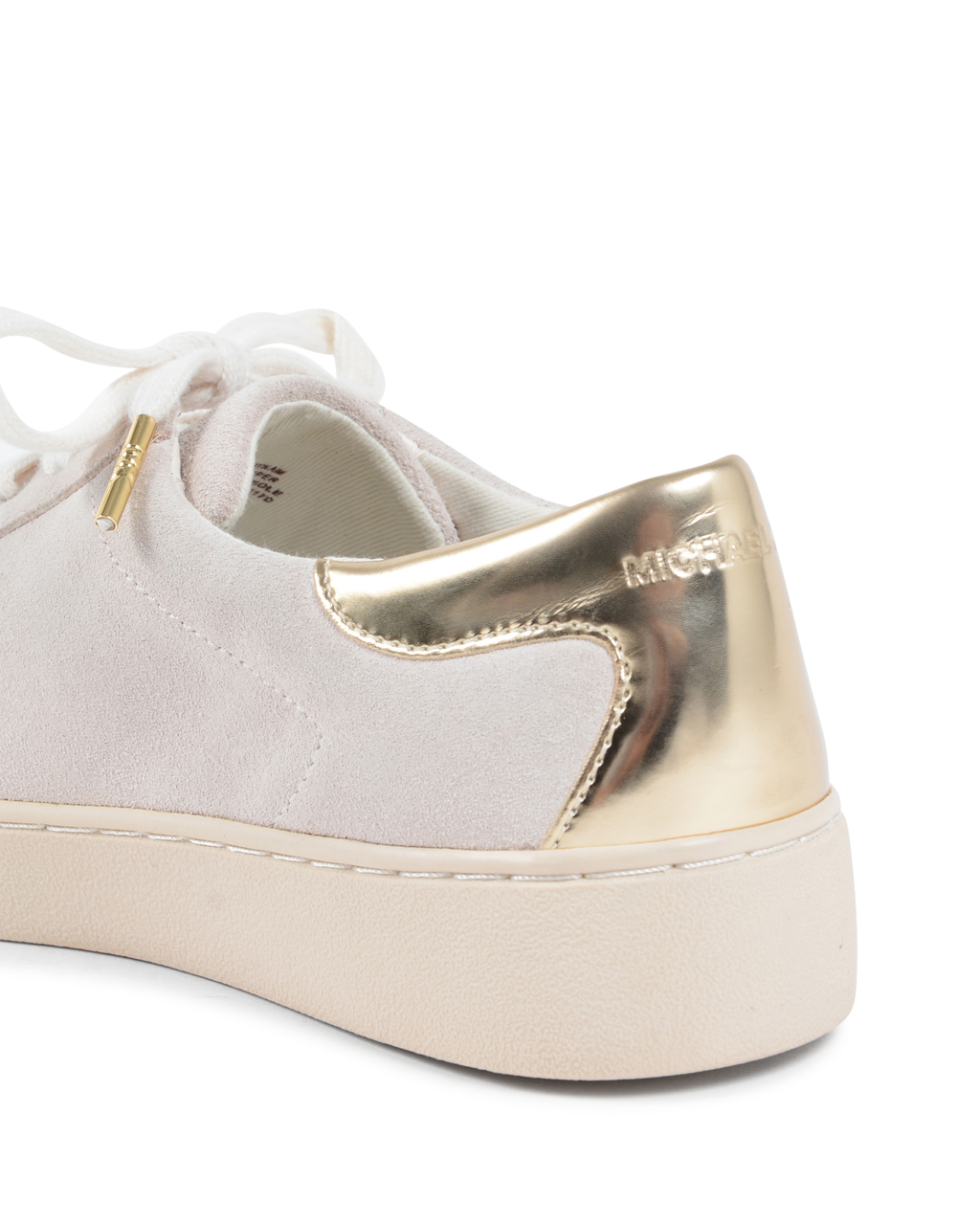 Michael Kors Sneaker da donna in oro bianco FRANKIE