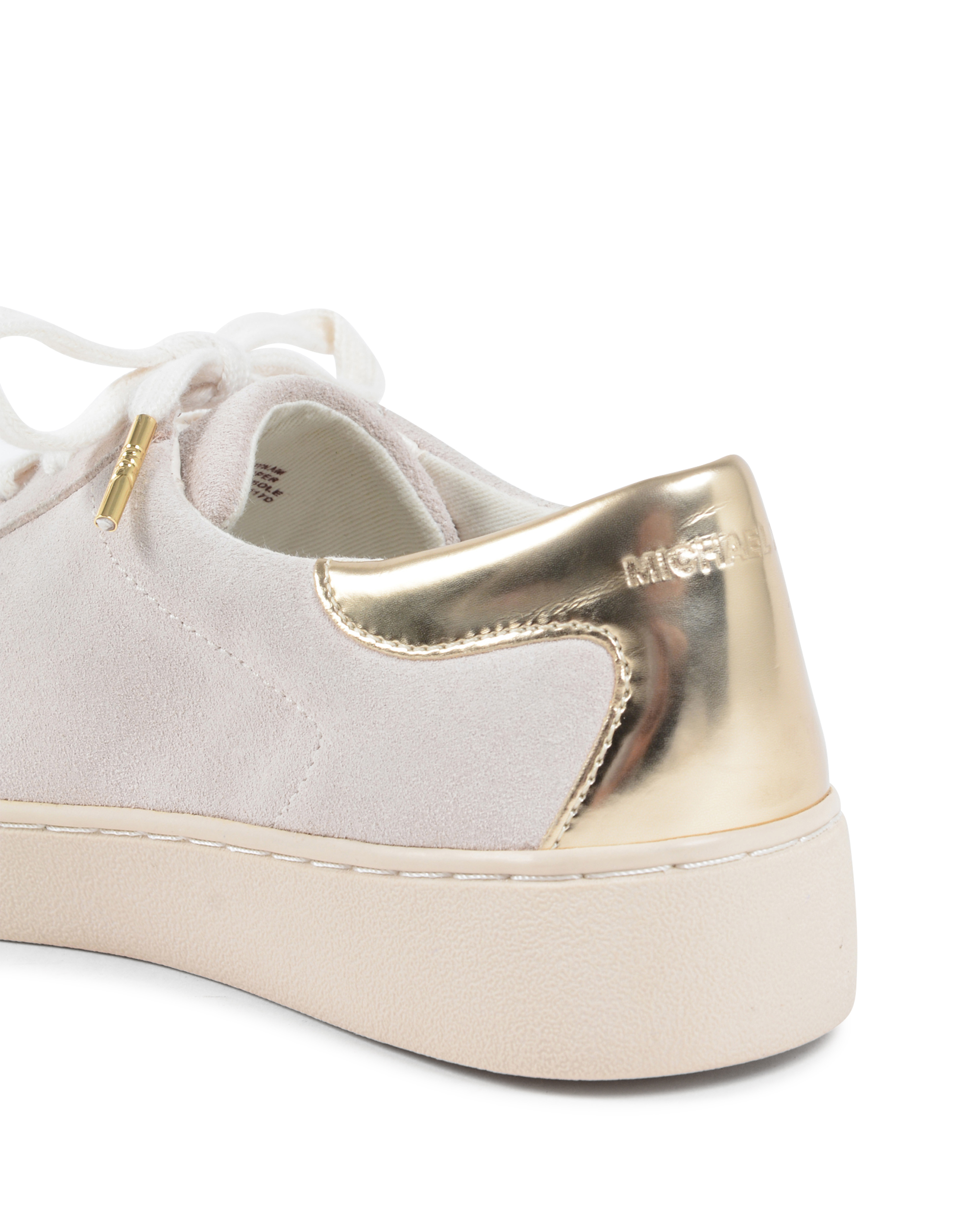 Michael Kors Sneaker da donna in oro bianco FRANKIE