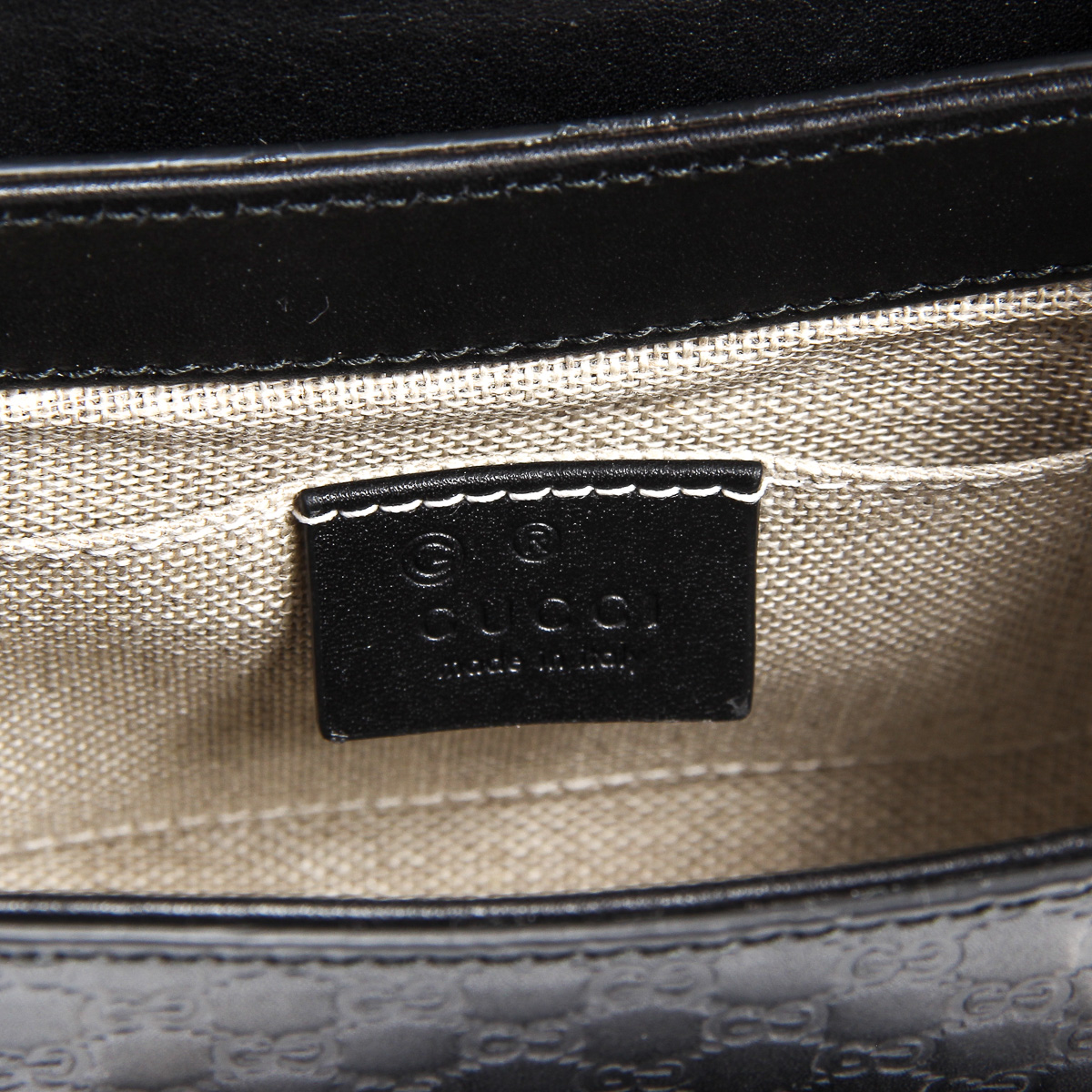 Borsa a mano da donna Gucci GG Guccissima nera 449636 1000