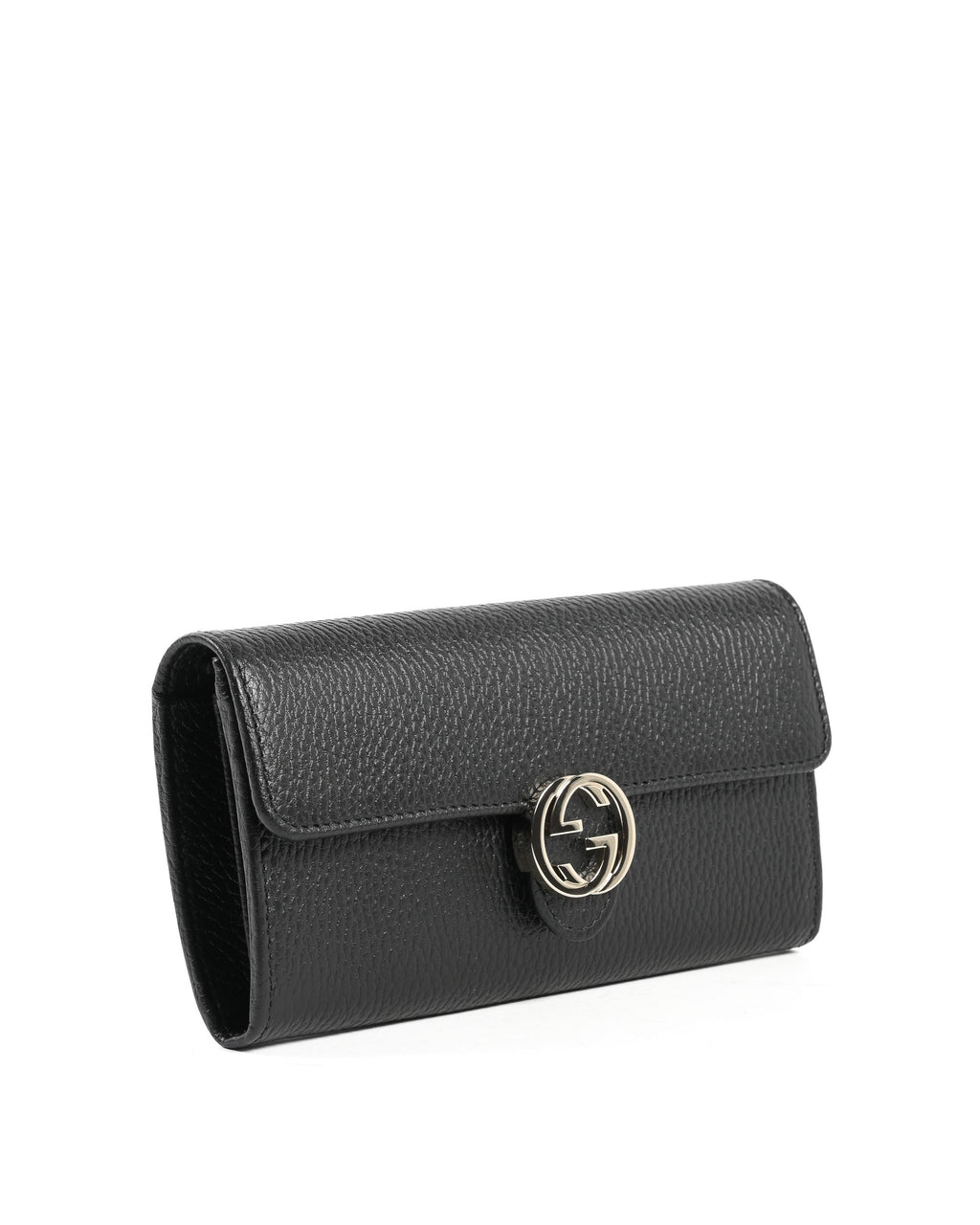 Portafoglio Gucci in pelle con chiusura a incastro 615524 CAO0G 1000