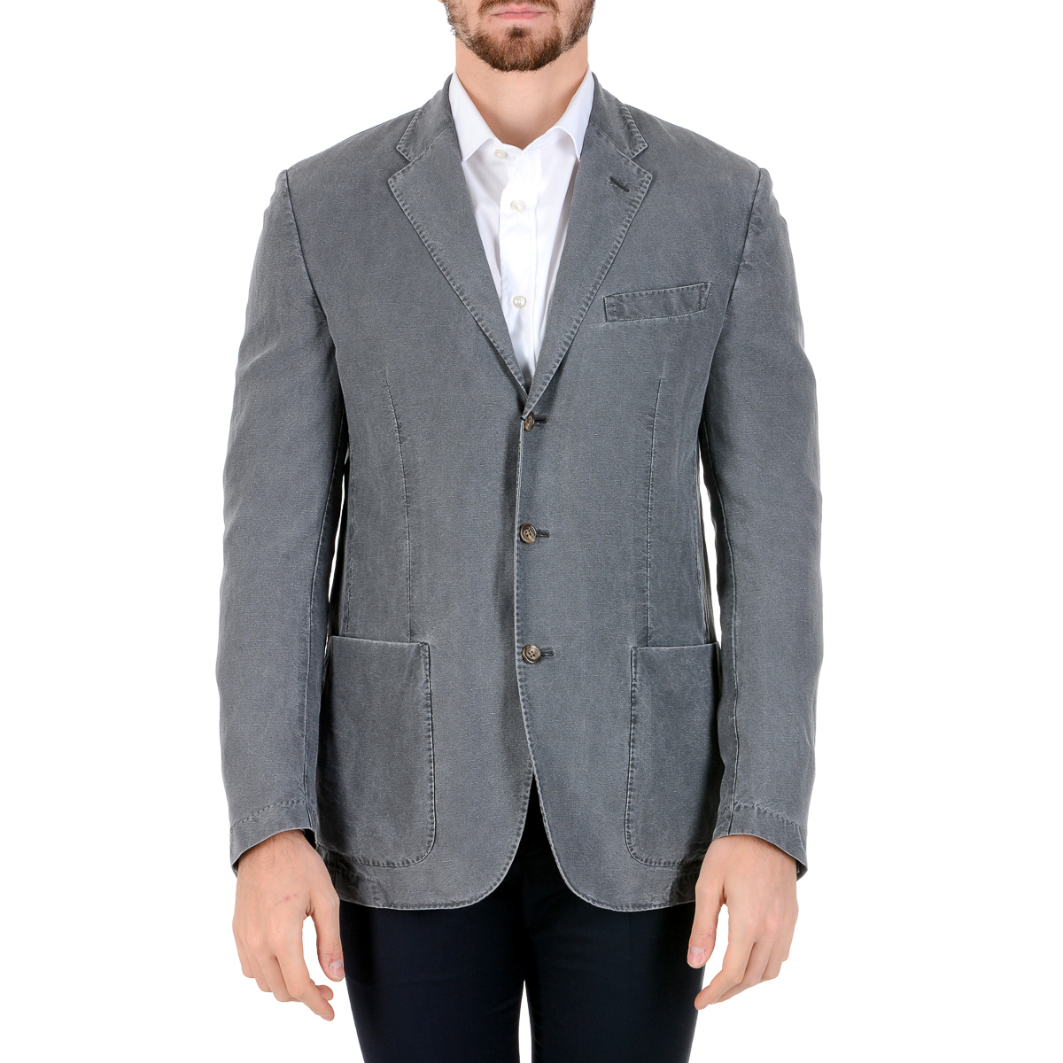 Polo by Ralph Lauren Giacca da uomo a maniche lunghe grigia