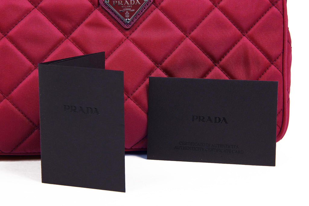 Borsa pochette Prada BT1026 Ibisco Impuntu Tessuto