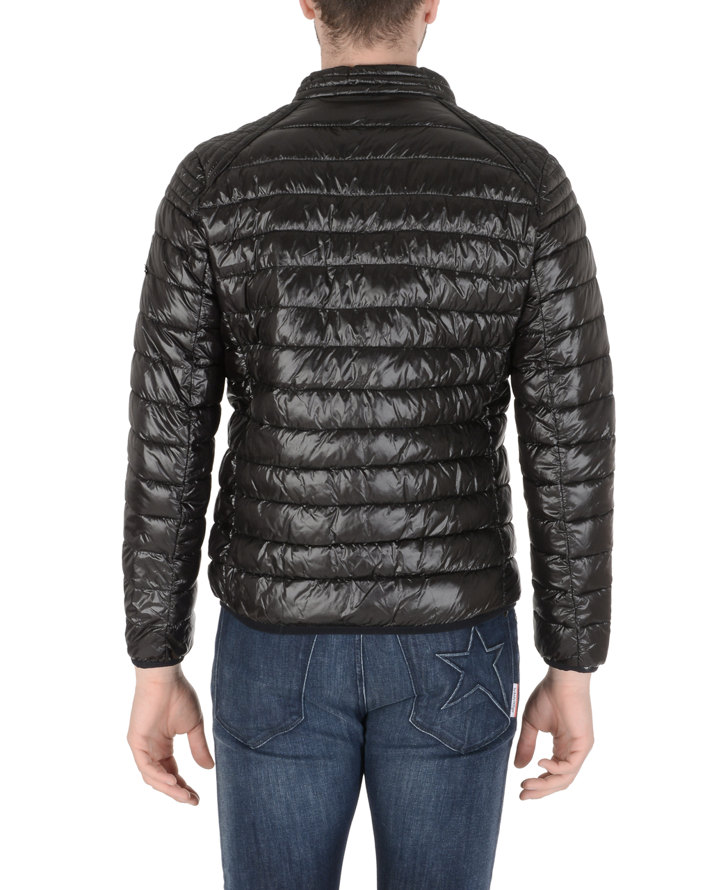 19V69 Italia Giacca da uomo nera RICHARD BLACK
