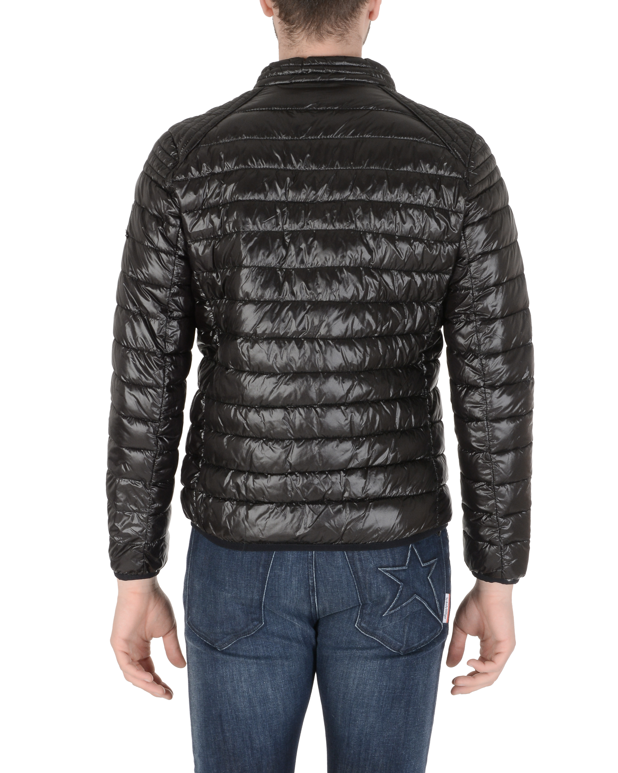 19V69 Italia Giacca da uomo nera RICHARD BLACK