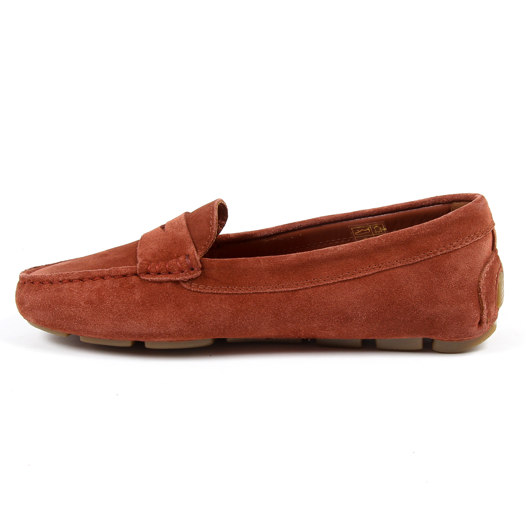 V 1969 Italia Mocassino da donna rosso scuro AMALFI