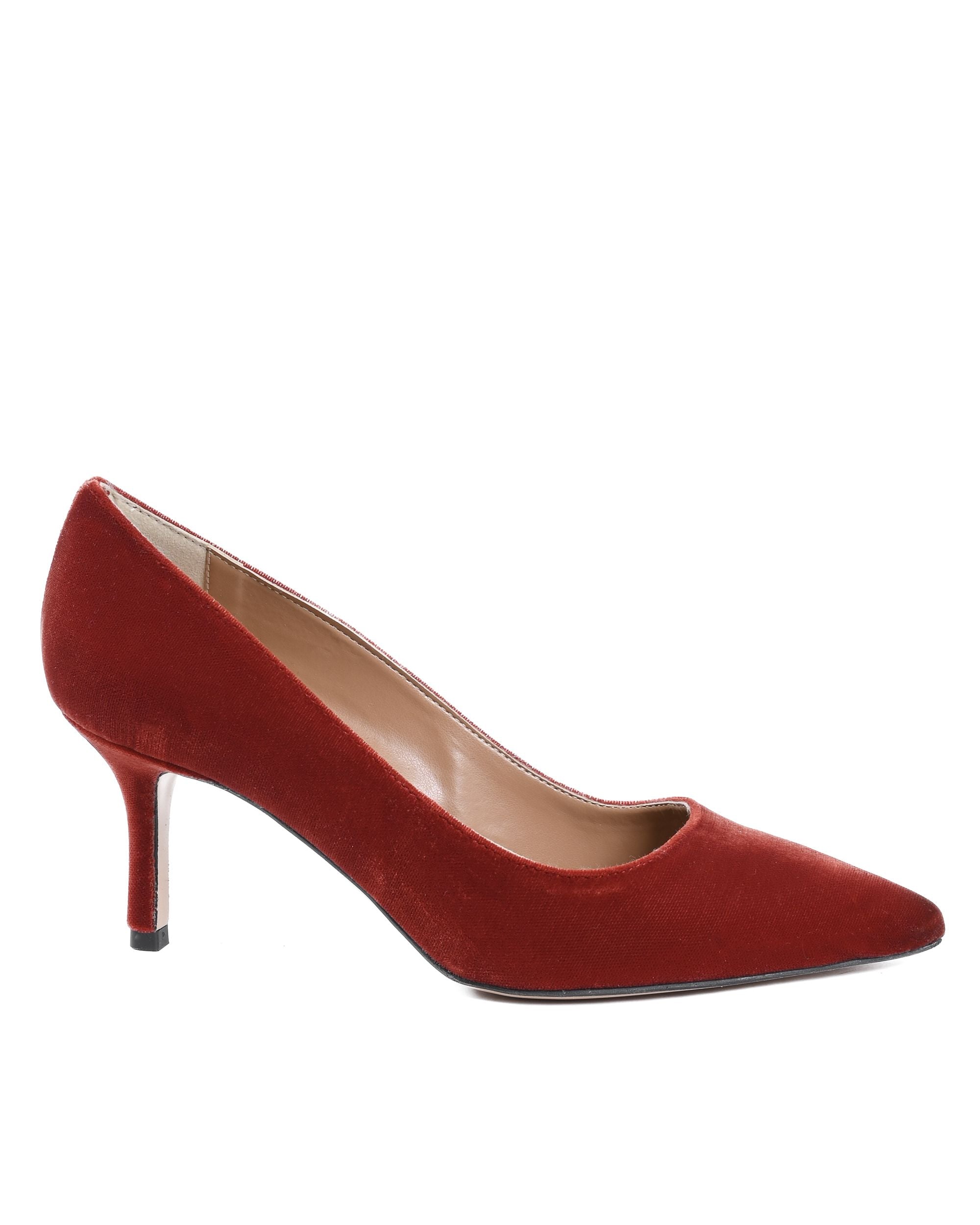 Décolleté Donna 19V69 Italia Rosso INES65 VELLUTO GRANATA