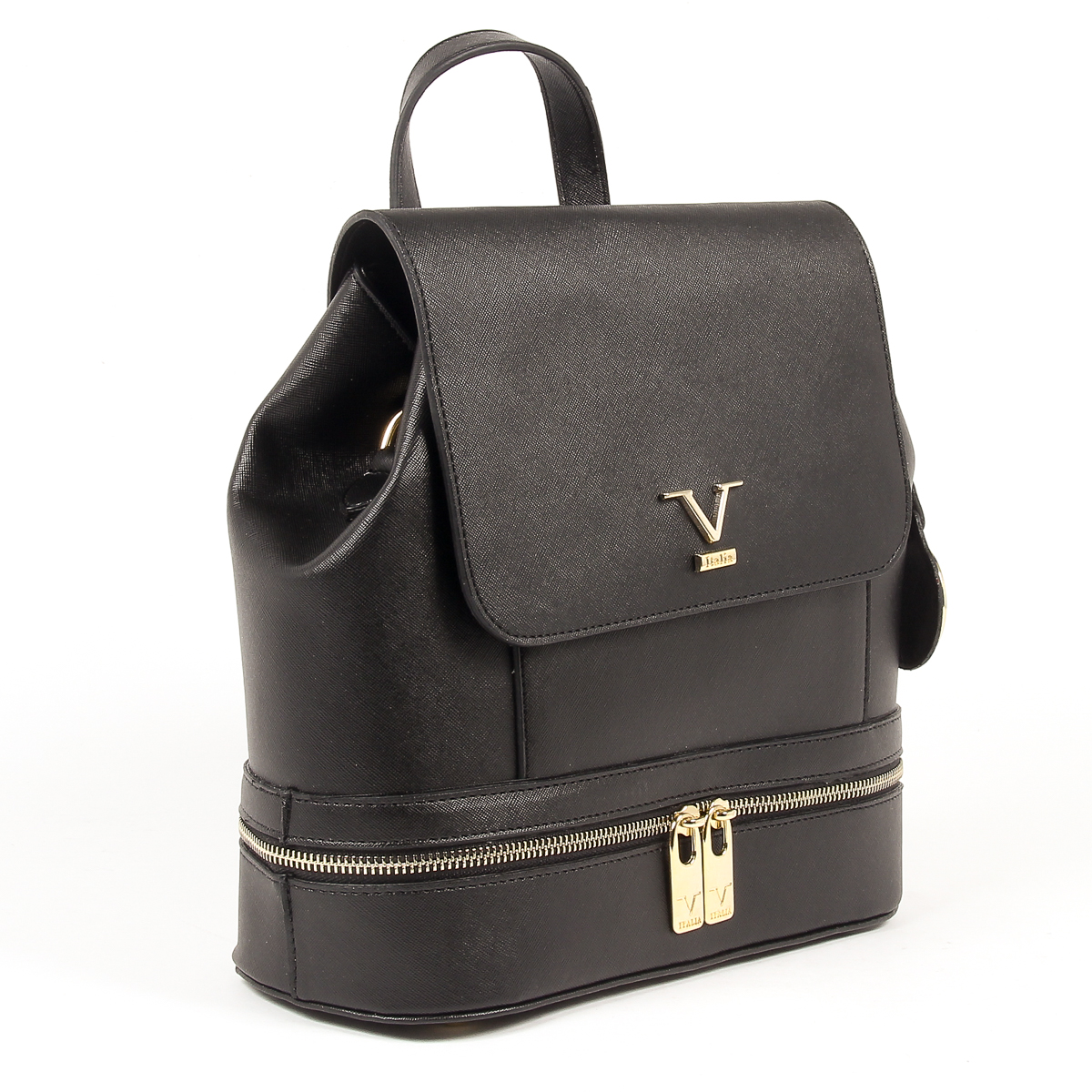 V 1969 Italia Zaino da donna nero STEFY