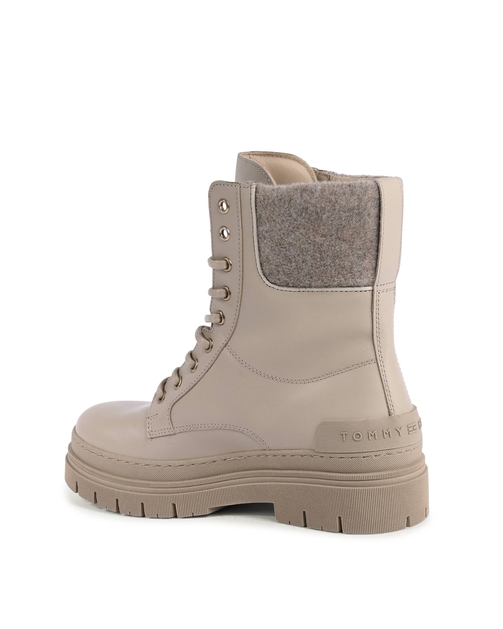 Tommy Hilfiger Stivali da donna BEIGE FW0FW07500ABO