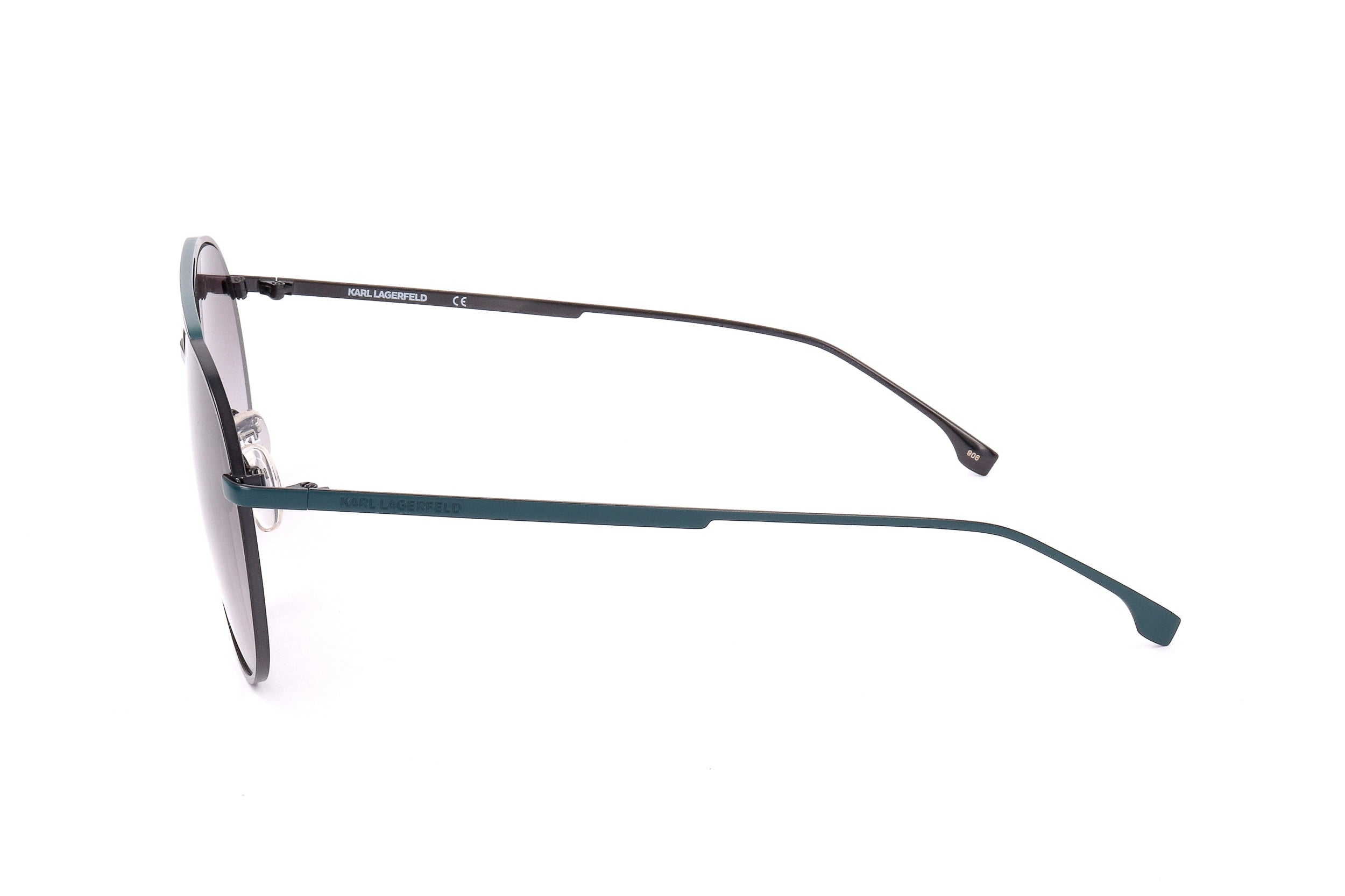Occhiali da sole da uomo Karl Lagerfeld KL305S 509 58 16 145 RUTENIO SCURO OPACO