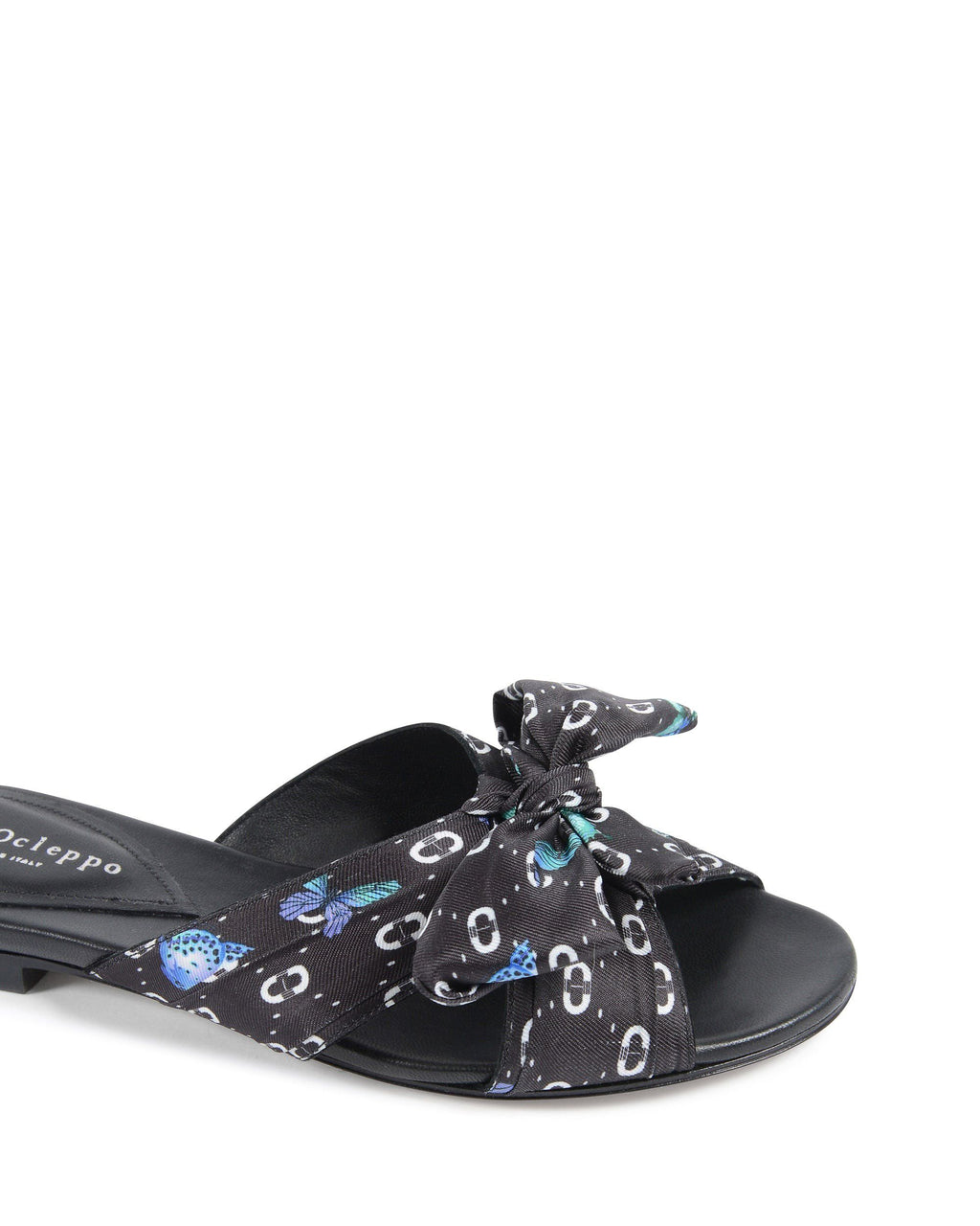 Emma Bow Mule Nero
