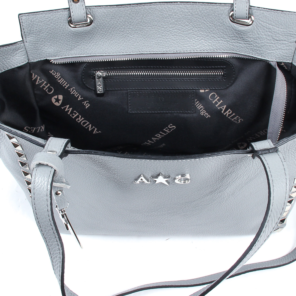 Borsa a mano da donna Andrew Charles grigia JASMIN