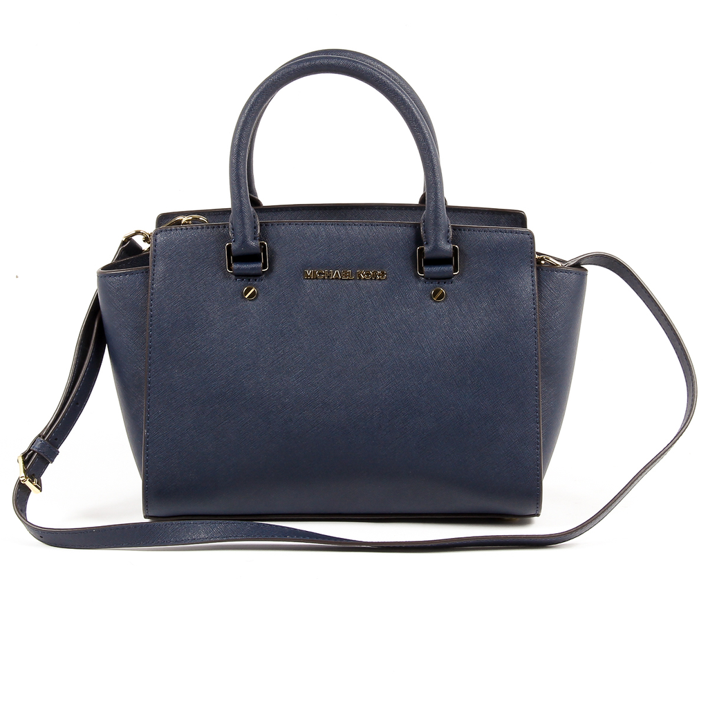 Borsa a mano da donna Michael Kors SELMA 30S3GLMS2L NAVY