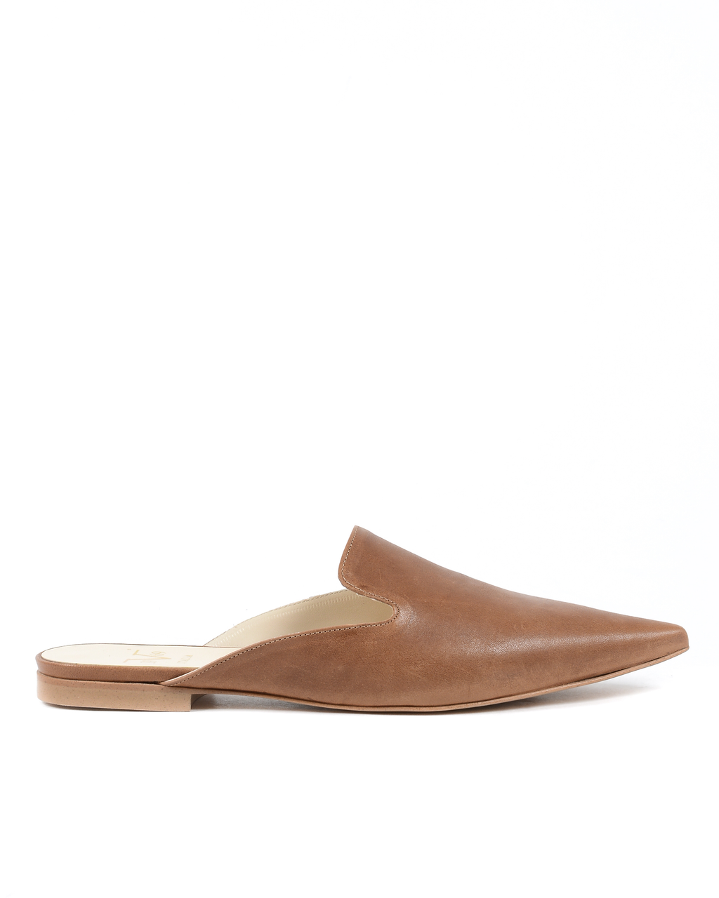 Slide da donna 19V69 Italia Marrone 4747 SABOT PELLE MARRONE